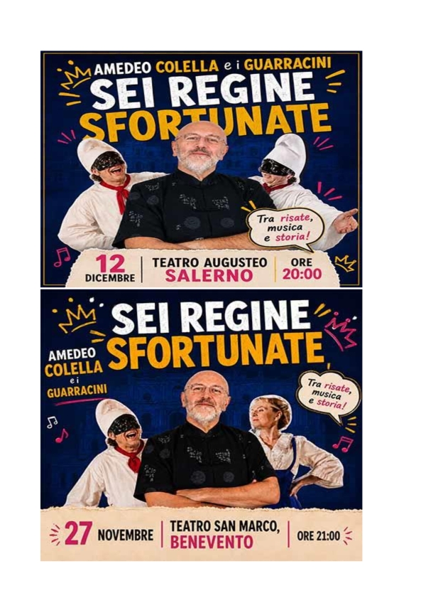 Sei Regine Sfortunate - SALERNO - BENEVENTO